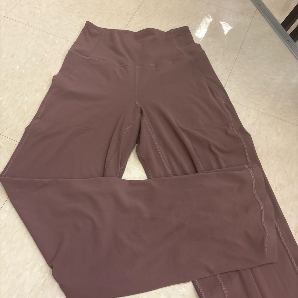 Women's Lululemon Wide Leg Leggings - Brown